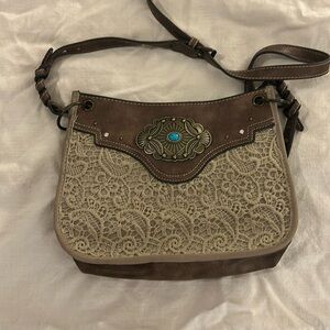 Justin leather purse